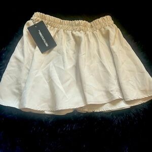Cream Skirt by PrettyLittleThing